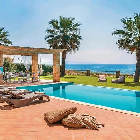 Astounding Seafront Kefalonia 3 Bedrooms Alegria Private Pool&amazing Sea Views Minies Villa *