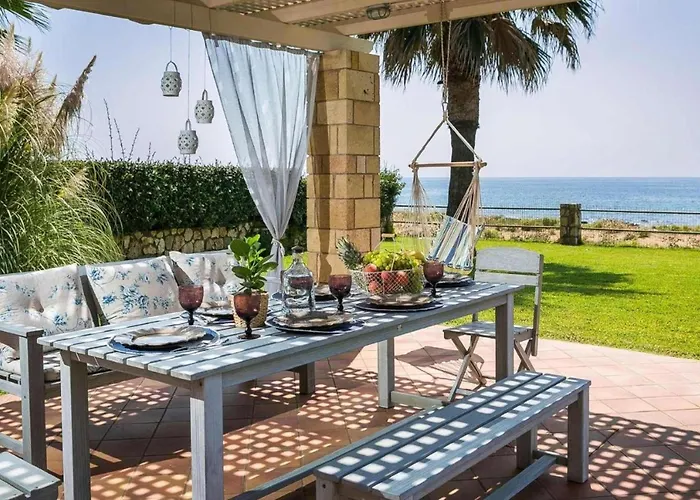 Astounding Seafront Kefalonia 3 Bedrooms Alegria Private Pool&amazing Sea Views Minies Villa Minia