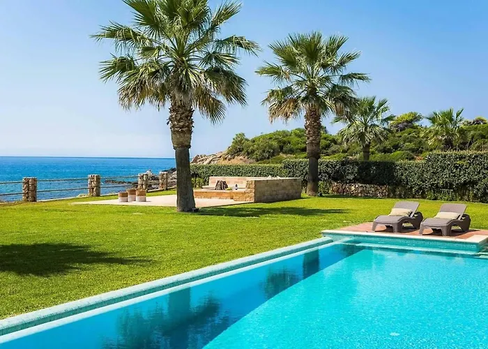 Astounding Seafront Kefalonia 3 Bedrooms Alegria Private Pool&amazing Sea Views Minies Villa