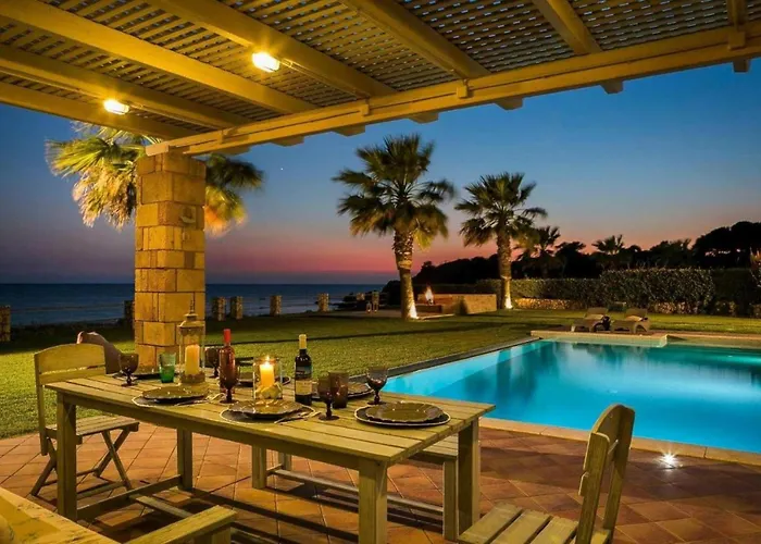 Astounding Seafront Kefalonia 3 Bedrooms Alegria Private Pool Villa *